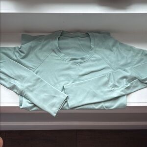 Mint Green Long Sleeve Top Lululemon